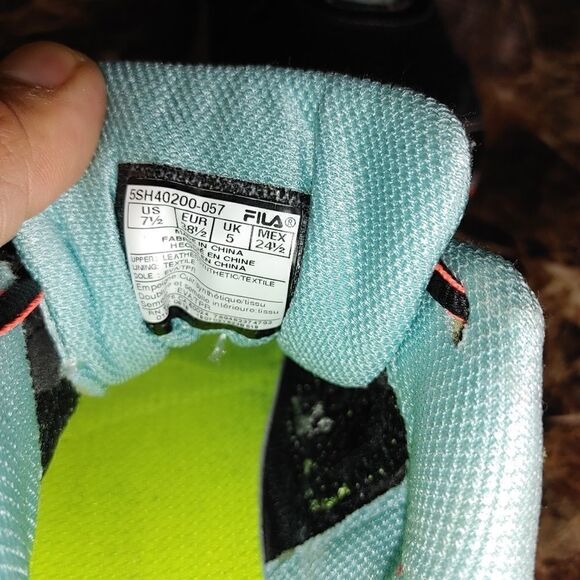 FILA women's headway 7 running shoes sneaker gray size 7.5.    374 - Picture 10 of 10